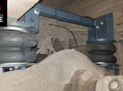 Рис. 7 Наши проекты: Пневмоподвеска на ﻿ГАЗ (GAZ) Газон NEXT для усиления - Этапы установки