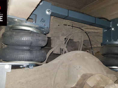 Рис. 8 Наши проекты: Пневмоподвеска на ﻿ГАЗ (GAZ) Газон NEXT для усиления - Этапы установки