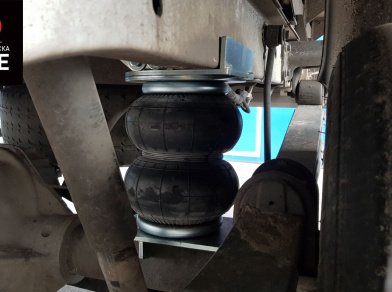 Рис. 9 Наши проекты: Пневмоподвеска на ﻿Ford Transit RWD для комфорта - Этапы установки