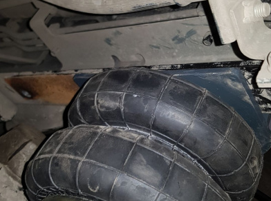 Рис. 19 Наши проекты: Пневмоподвеска на ﻿Mitsubishi Canter - Этапы установки