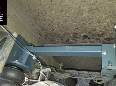 Рис. 3 Наши проекты: Пневмоподвеска на ﻿Mitsubishi Canter - Этапы установки