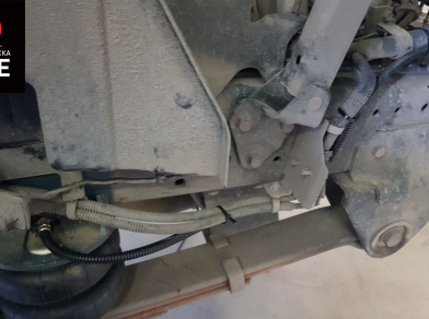 Рис. 6 Наши проекты: Пневмоподвеска на ﻿Mitsubishi Canter - Этапы установки