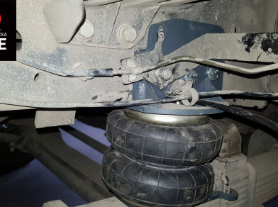 Рис. 15 Наши проекты: Пневмоподвеска на ﻿Mitsubishi Canter - Этапы установки