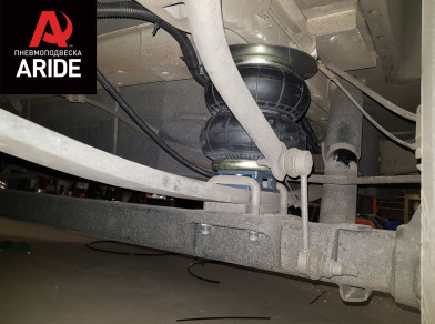 Рис. 7 Наши проекты: Пневмоподвеска на ﻿Fiat Ducato от компании Арайд - Этапы установки