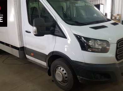 Рис. 5 Наши проекты: Установки пневмоподвески в дополнение к рессорам Ford Transit RWD