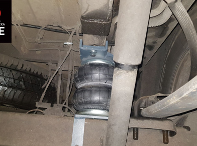 Рис. 9 Наши проекты: Пневмоподвеска на ﻿Ford Transit FWD для усиления - Этапы установки