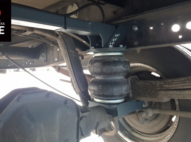 Рис. 3 Наши проекты: Пневмоподвеска на ﻿Iveco Daily 50C для грузоподъемности - Этапы установки