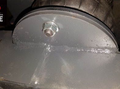 Рис. 3 Наши проекты: Пневмоподвеска на ﻿Hyundai HD 35 для комфорта - Этапы установки