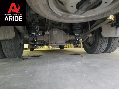 Рис. 10 Наши проекты: Пневмоподвеска на ﻿Ford Transit RWD 2014 года - Этапы установки