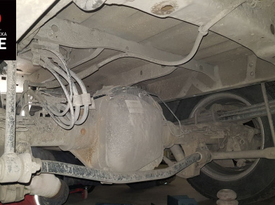 Рис. 4 Наши проекты: Пневмоподвеска на ﻿Ford Transit RWD 2014 года - Этапы установки