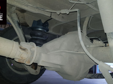 Рис. 8 Наши проекты: Пневмоподвеска на ﻿Ford Transit RWD 2014 года - Этапы установки