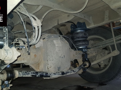 Рис. 9 Наши проекты: Пневмоподвеска на ﻿Ford Transit RWD 2014 года - Этапы установки