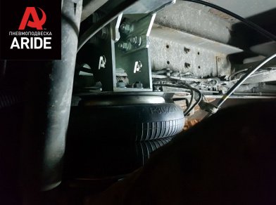 Рис. 4 Наши проекты: Пневмоподвеска на ﻿Iveco Daily 70C для грузоподъемности - Этапы установки
