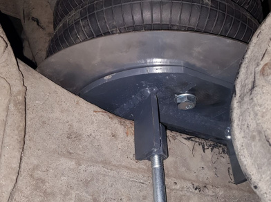 Рис. 30 Наши проекты: Пневмоподвеска на ﻿MAN TGL_8_180 - Этапы установки