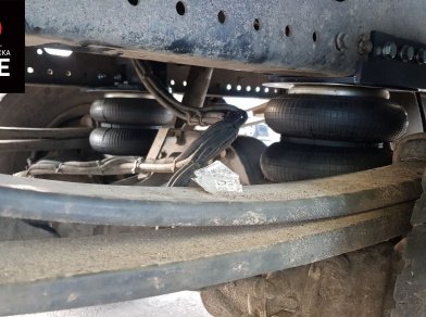 Рис. 23 Наши проекты: Пневмоподвеска на ﻿MAN TGL_8_180 - Этапы установки