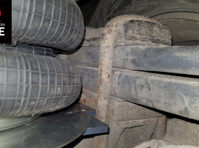 Рис. 5 Наши проекты: Пневмоподвеска на ﻿MAN TGL_8_180 - Этапы установки