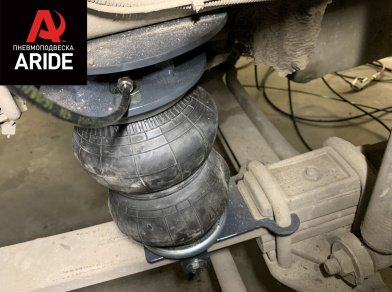 Рис. 11 Наши проекты: Пневмоподвеска на ﻿Volvo FL240 - Этапы установки