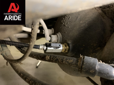 Рис. 12 Наши проекты: Пневмоподвеска на ﻿Volvo FL240 - Этапы установки