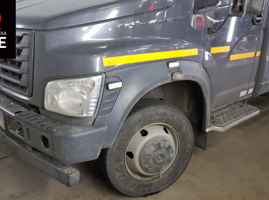 Рис. 1 Наши проекты: Пневмоподвеска на ﻿﻿ГАЗ (GAZ) Газон NEXT для грузоподъемности - Этапы установки