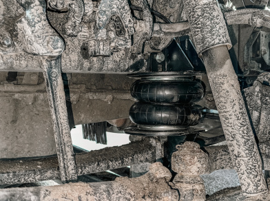 Рис. 3 Наши проекты: Пневмоподвеска на MAN TGX тягач