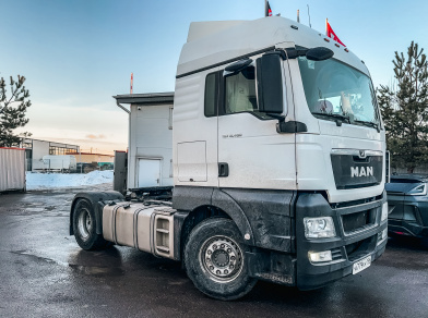 Рис. 1 Наши проекты: Пневмоподвеска на MAN TGX тягач