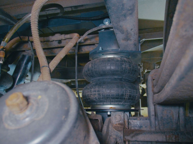 Рис. 4 Наши проекты: Пневмоподвеска Ashok Leyland Boss