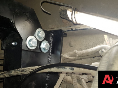 Рис. 13 Наши проекты: Пневмоподвеска на AVIA D120-170 в дополнение к рессорам