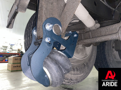 Рис. 8 Наши проекты: Установка механизма подъёма оси на оси BPW