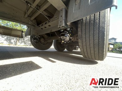 Рис. 2 Наши проекты: Подъёмная ось BPW на тормозных камерах 