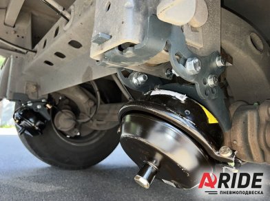 Рис. 3 Наши проекты: Подъёмная ось BPW на тормозных камерах 