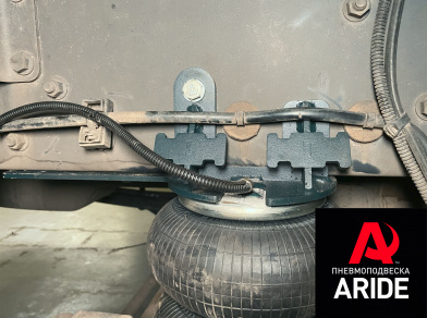 Рис. 8 Наши проекты: Установка пневмоподвески на DAF LF 