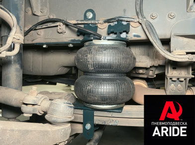 Рис. 3 Наши проекты: Установка пневмоподвески на DAF LF 