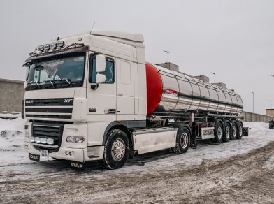 Рис. 1 Пневматические подушки на ДАФ 105