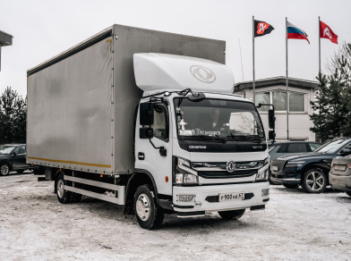 Рис. 1 Наши проекты: Пневмоподушки на DongFeng C80