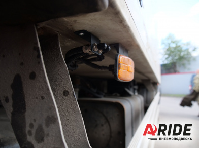 Рис. 5 Наши проекты: Вспомогательная пневмоподвеска на Hino 500