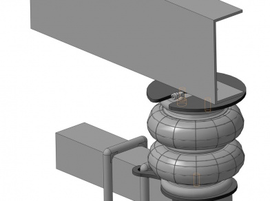 Рис. 2 Наши проекты: Пневмоподвеска на ﻿HINO Ranger - Этапы установки