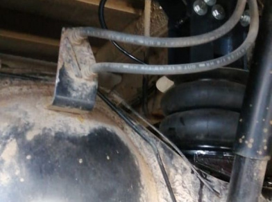 Рис. 15 Наши проекты: Пневмоподвеска на ﻿HINO Ranger - Этапы установки