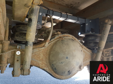 Рис. 7 Наши проекты: Пневмоподвеска на Isuzu NQR 90 - Этапы установки