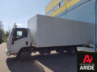 Рис. 1 Наши проекты: Пневмоподвеска на Isuzu NQR 90 - Этапы установки