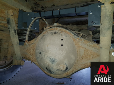 Рис. 2 Наши проекты: Пневмоподвеска на Isuzu NQR 90 - Этапы установки