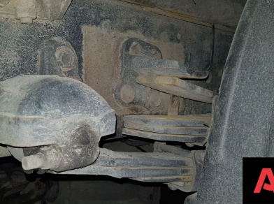 Рис. 14 Наши проекты: Пневмоподвеска на ﻿Isuzu Forward в дополнение к рессорам