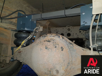 Рис. 4 Наши проекты: Пневмоподвеска на Isuzu NP75 - Этапы установки