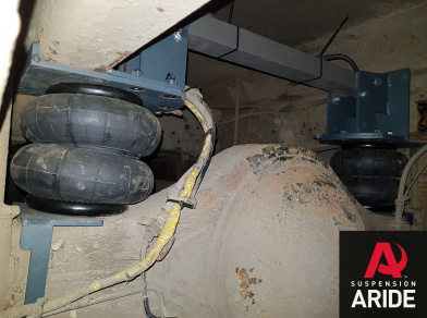 Рис. 6 Наши проекты: Пневмоподвеска на Isuzu NP75 - Этапы установки