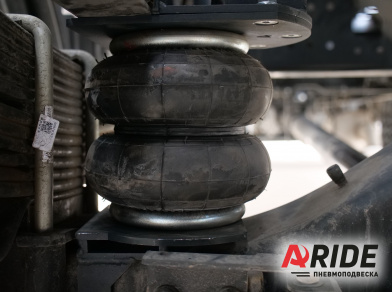 Рис. 3 Наши проекты: Пневмоподвеска на JAC N-90