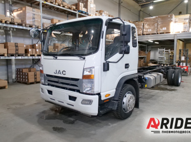 Рис. 1 Наши проекты: Вспомогательная пневмоподвеска на JAC 120