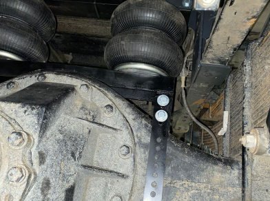Рис. 12 Наши проекты: Вспомогательная пневмоподвеска JAC N120