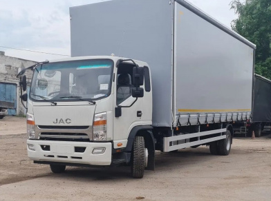 Рис. 6 Наши проекты: Установка вспомогательной пневмоподвески на JAC N120