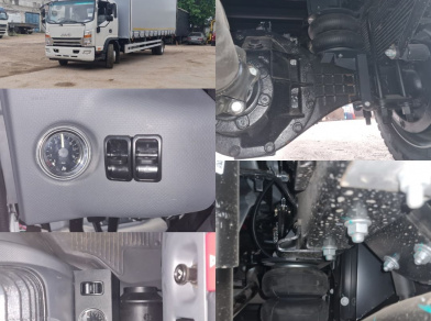 Рис. 1 Наши проекты: Установка вспомогательной пневмоподвески на JAC N120