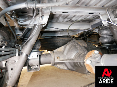 Рис. 7 Наши проекты: Пневмоподвеска на Renault Master последнего поколения