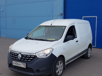 Рис. 1 Наши проекты: Пневмоподвеска на Renault Dokker - пневмобаллоны для задней оси